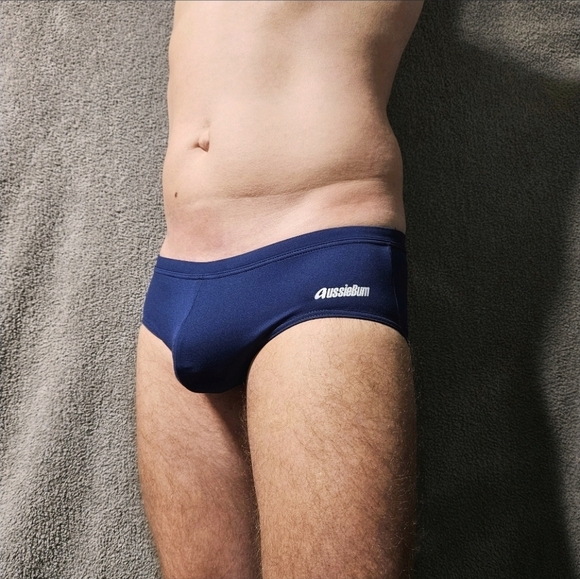 AussieBum Navy Swim Briefs - Picture 8 of 9